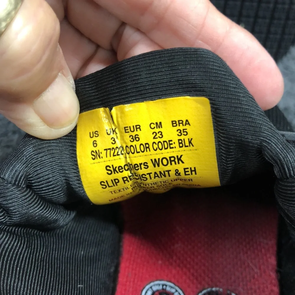 Skechers Work Slip Resistance sole flex-fit memory foam insole